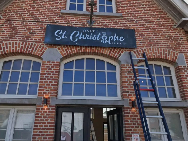 Logo vakantiehuis gelaserd in cortenstaal